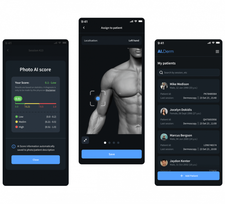 AI-Based Digital Dermoscopy Application hero